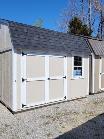 10×12 Lofted Garden Shed #5292 (Painted)