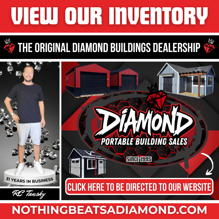 An image directing customers to www.nothingbeatsadiamond.com to view this dealership location's inventory